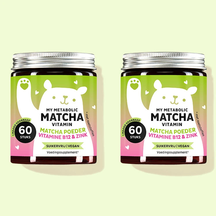 2 maanden kuur van My Metabolic Matcha met Matcha voor vet verbanden.