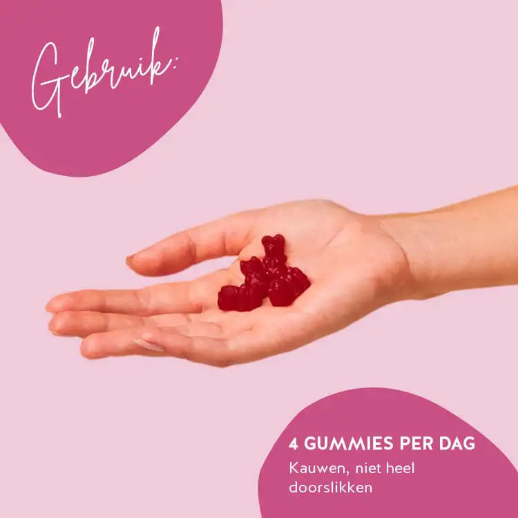 Dit is de aanbevolen inname van Born This Way Vitamins van Bears with Benefits.