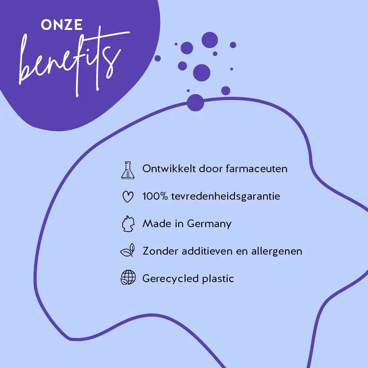 Deze afbeelding toont de voordelen van het product You Glow, Girl Skin van Bears with Benefits. Ontwikkeld door apothekers, 100% tevredenheidsgarantie, Hoge biologische beschikbaarheid, Gluten- en lactosevrij, Vrij van kunstmatige kleur- en smaakstoffen, Gerecycled PET voor het milieu.
