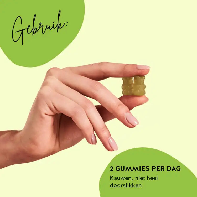 Dit is de aanbevolen consumptie van Burn Baby Burn Shape Vitaminen door Bears with Benefits