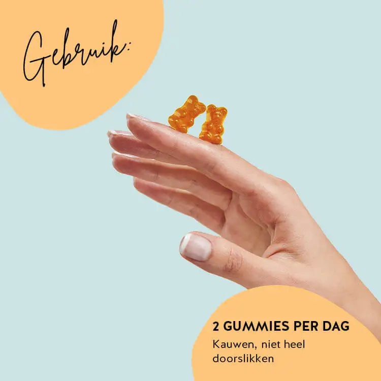 Dit is de aanbevolen inname van de One in a Billion Gut Vitamins van Bears with Benefits.