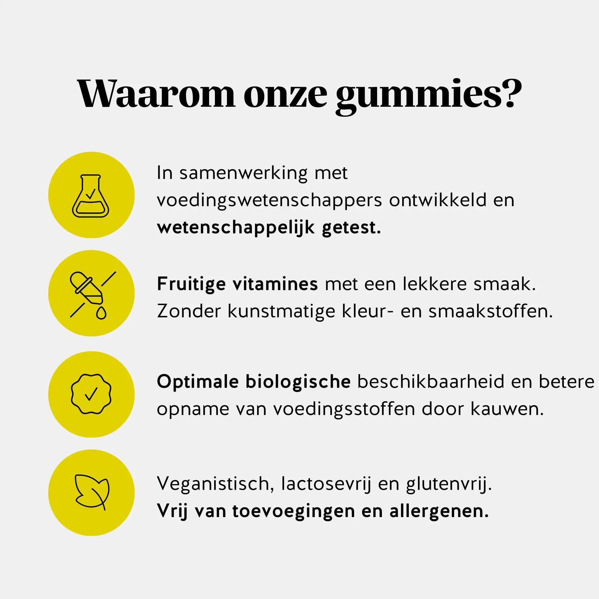 Voordelen van creatine gummies – wetenschappelijk getest, fruitige smaak, vegan en vrij van allergenen l Bears with Benefits