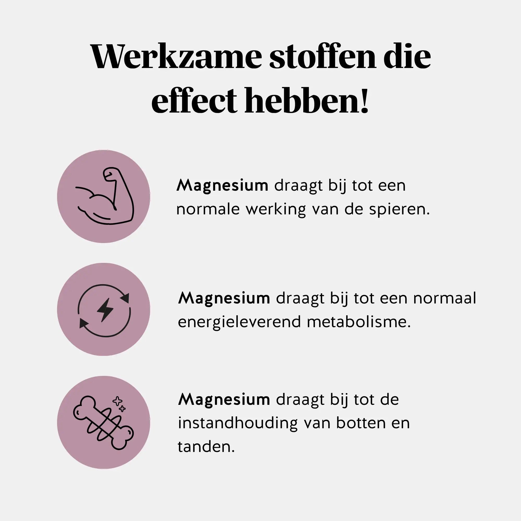 Voordelen van Magnesium gummies – ondersteunt spieren, energiemetabolisme en botten en tanden – Bears with Benefits