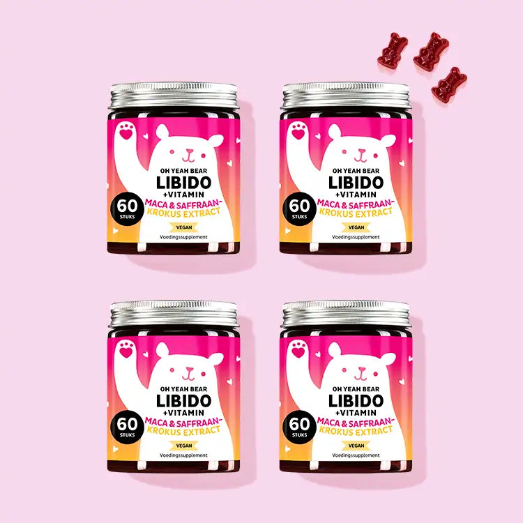 De Oh Yeah Libido Vitamines met Maca van Bears with Benefits als 80 dagen kuur.
