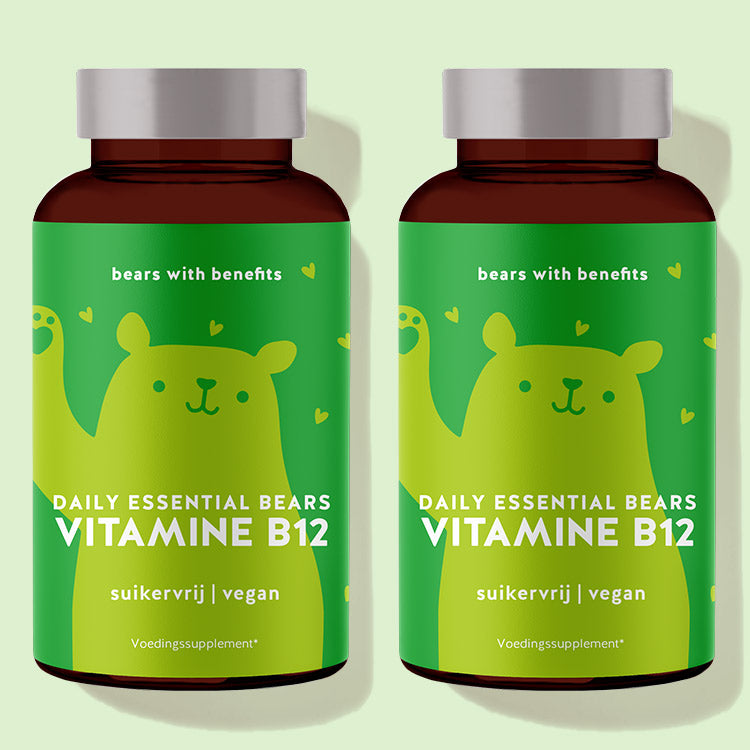 1 maand kuur Daily Essentials Bears Vitamine B12 van Bears with Benefits.