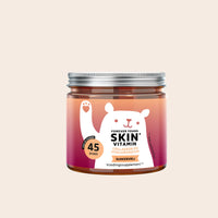 Bears with Benefits Forever Young Skin Vitamin – gummies met collageen en hyaluronzuur voor de huid, 45 stuks, suikervrij voedingssupplement