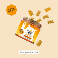 Bears with Benefits Hey Sunshine Sun Vitamin – gummies met vitamine D3 en vitamine K2 voor dagelijkse vitamine D-routine, 25 µg vitamine D en 25 µg vitamine K, 45 stuks, 1 stuk per dag, suikervrij en vegan