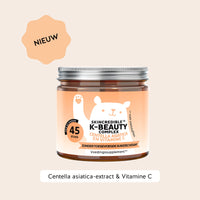 Bears with Benefits Skincredible K-Beauty Complex – Gummies met vitamine C, zink, Centella Asiatica, rijstextract en glutathion voor een normale huid, 45 gummies met mangosmaak.