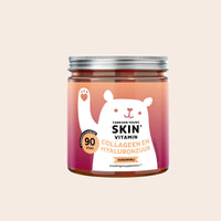 Bears with Benefits Forever Young Skin Vitamin – gummies met collageen en hyaluronzuur voor de huid, 90 stuks, 3 maanden voorraad, suikervrij voedingssupplement