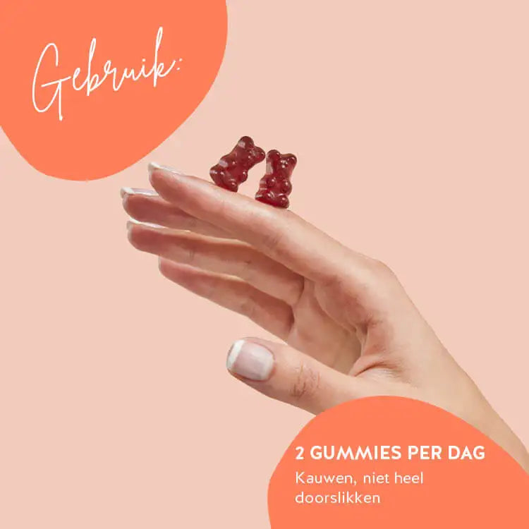 Dit is de aanbevolen inname van Trust Your Gut Vitamins van Bears with Benefits.