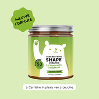 Bears with Benefits Burn Baby Burn Vitamin – Vegan, suikervrije gummies met chroom, biotine, zink, L-carnitine & groene thee-extract, 90 gummies met citroensmaak.