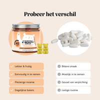 Bears with Benefits Skincredible K-Beauty Complex – Gummies in plaats van pillen: makkelijk in te nemen, natuurlijke mangosmaak.