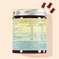 Achterkant van het product "Bootylicious" met collageen en OPC van Bears with Benefits