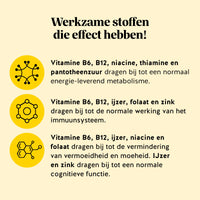 Bears with Benefits DAILY ROUTINE GREENS VITAMIN – voedingswaarden per dagdosering (1 gummy): vitamine C 12 mg, B12 25 μg, foliumzuur 200 μg, ijzer 2,1 mg, zink 1,5 mg en 8 plantenextracten van elk 15 mg