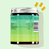 Achterkant van het product "All Clear my Dear" met hennepzaadolie en zink van Bears with Benefits