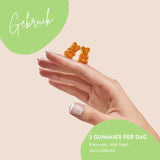 Dit is de aanbevolen inname van All Clear My Dear Skin Vitamins van Bears with Benefits.