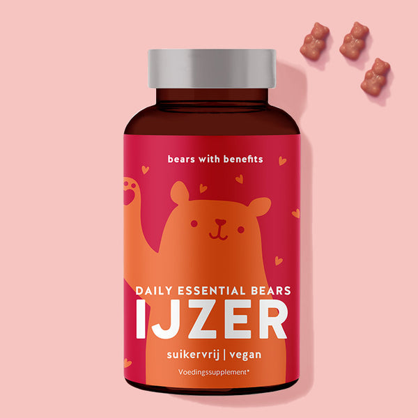Deze foto toont een verpakking Daily Essentials Bears Ijzer van Bears with Benefits.