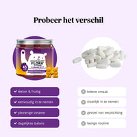 Bears with Benefits Intimate Balance Flora Vitamin – gummies met vitamine B2, vitamine C en Lactobacillus Rhamnosus versus pillen, 45 stuks, lekker en fruitig, eenvoudig in te nemen, plezierige inname en dagelijkse balans