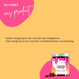Dit is hoe Oh Yeah Libido Bears met Maca werken: Selenium draagt bij aan een normale spermavorming en zink draagt bij aan een normale vruchtbaarheid en voortplanting.