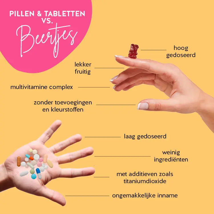 Dit zijn de voordelen van suikervrije Oh Yeah Bear Libido vitamin bears ten opzichte van traditionele pillen