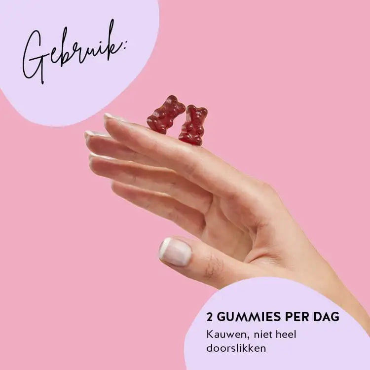Dit is de aanbevolen inname van Femtastic PMS Vitamins van Bears with Benefits.