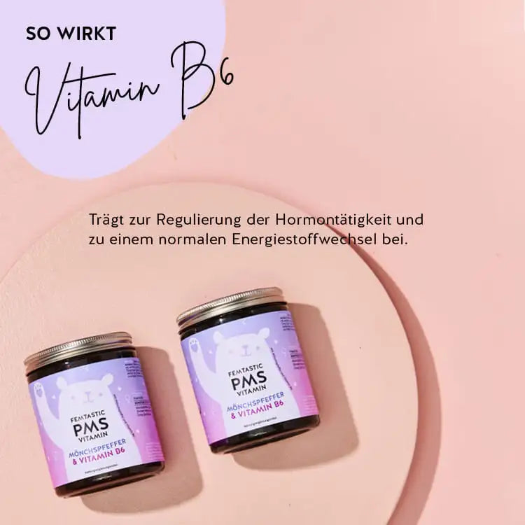Dit is het effect van Femtastic PMS Vitamins van Bears with Benefits met monnikspeper, vitamine B6