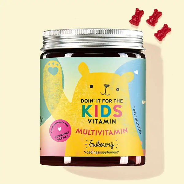 Een blikje Doin' It For The Kids Vitaminen met Multivitaminencomplex voor kinderen