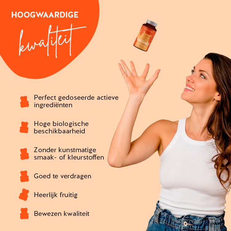 Deze foto laat zien hoe Beren met Benefits-producten voldoen aan hoge kwaliteitseisen.