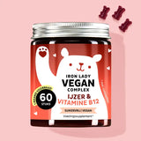  Deze foto toont een blikje van het product Iron Lady Vegan with Iron van Bears with Benefits.