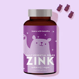 Deze foto toont een verpakking Daily Essentials Bears vitamine Zink van Bears with Benefits.