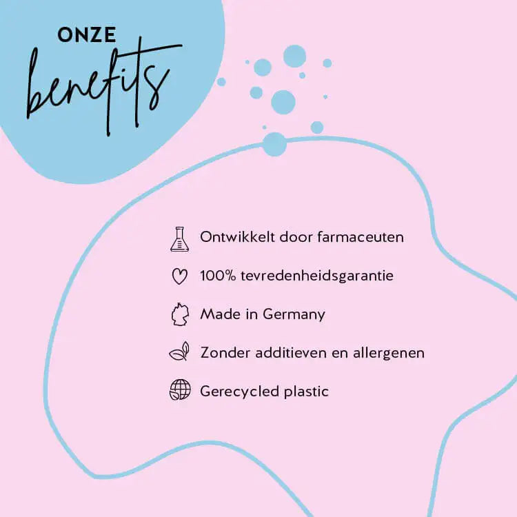 De Mama Bear Prenatal zwangerschapsvitaminen van Bears with Benefits zijn ontwikkeld in samenwerking met apothekers, hebben een hoge biologische beschikbaarheid en zijn gluten- en lactosevrij. De verpakking is gemaakt van gerecycled PET en er is een 100% tevredenheidsgarantie.