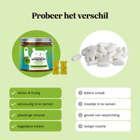 Bears with Benefits Lighter Legs¹ Water Relief² Complex – vegan gummies met magnesium, mangaan en vitamine C als praktisch en lekker alternatief voor tabletten en capsules, slechts 1 gummy per dag, zonder toegevoegde suikers