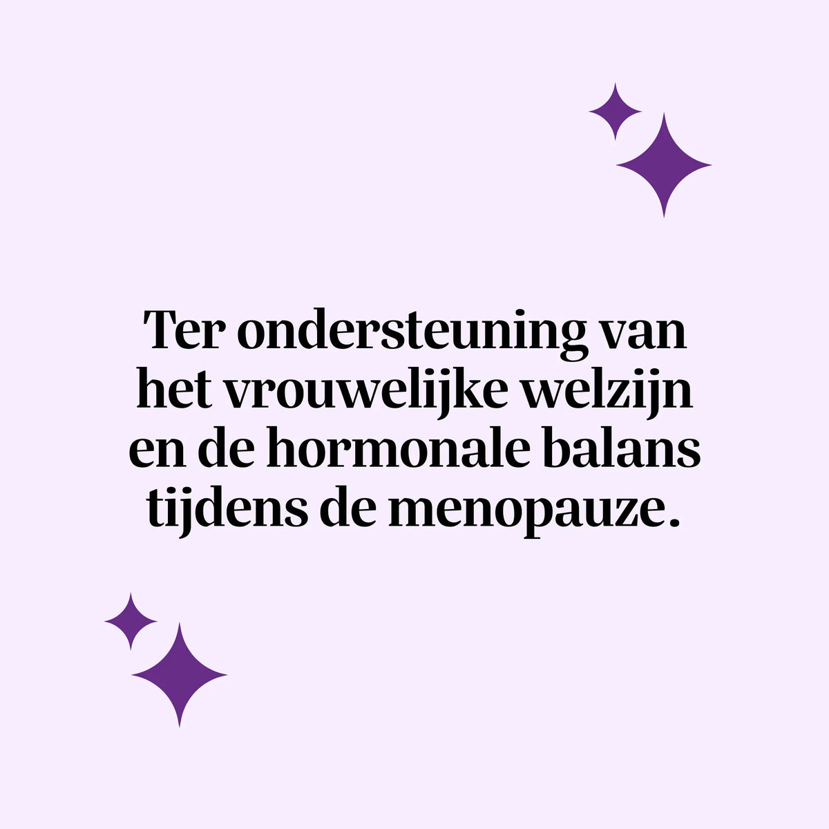 Bears with Benefits Re-Balance Menopause Support – tekstafbeelding over ondersteuning van het vrouwelijke welzijn en de hormonale balans tijdens de menopauze