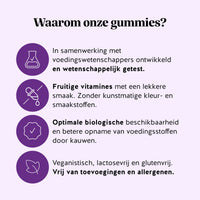 Bears with Benefits Re-Balance Menopause Support – vegan gummies met hyaluronzuur, ontwikkeld met voedingswetenschappers, wetenschappelijk getest, fruitige vitamines met lekkere smaak, zonder kunstmatige kleur- en smaakstoffen, veganistisch, lactosevrij en glutenvrij