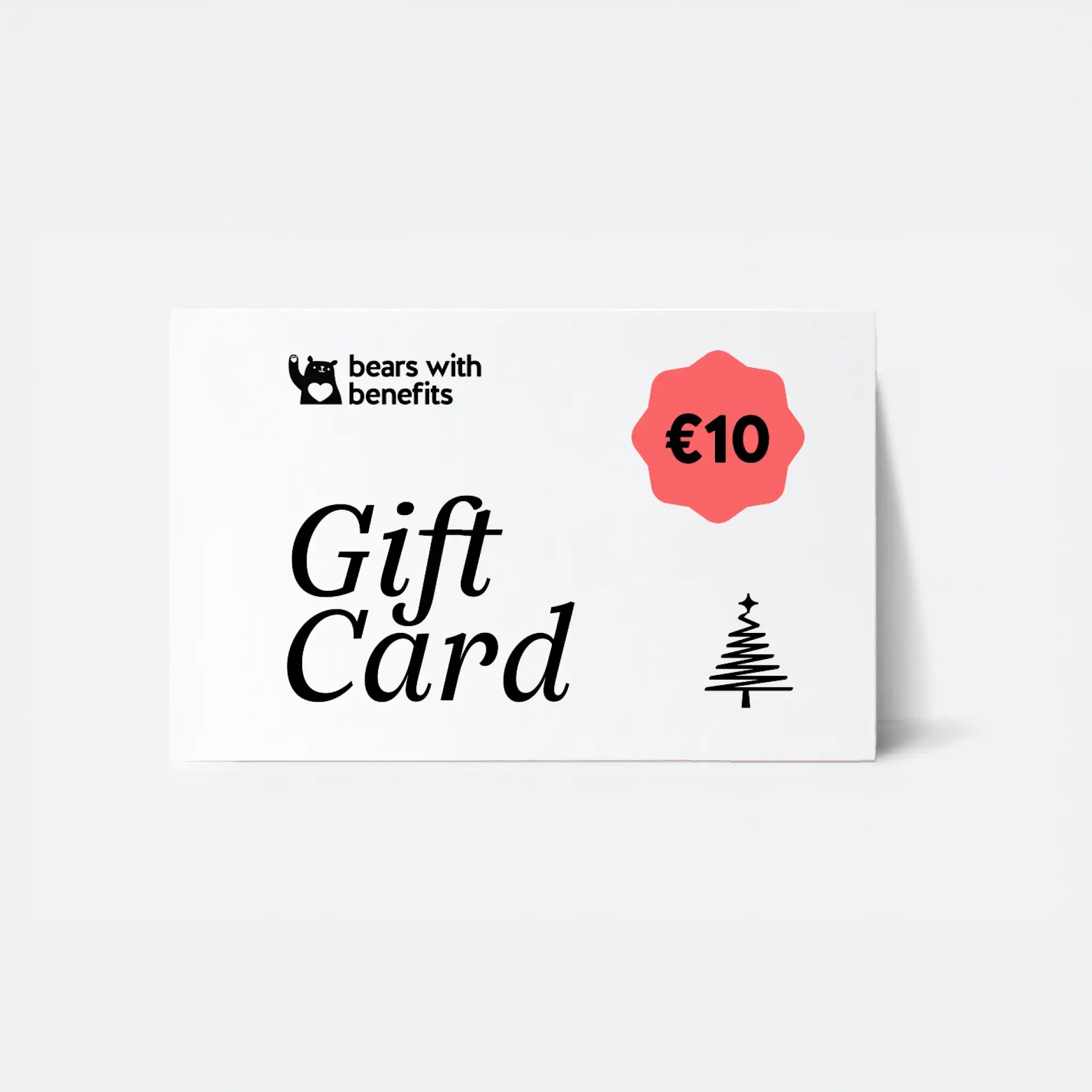 Gift card : cadeaubon van €10 tot €100