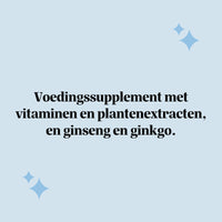 Voedingssupplement met vitaminen en plantenextracten, met ginseng en ginkgo, Mind Fuel* Brain Complex, Bears with Benefits.