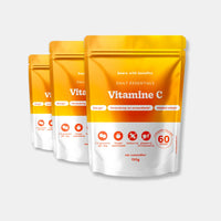 3-pack Vitamine C Essentials gummies – extra voorraad voor weerstand en vitaliteit l Bears with Benefits