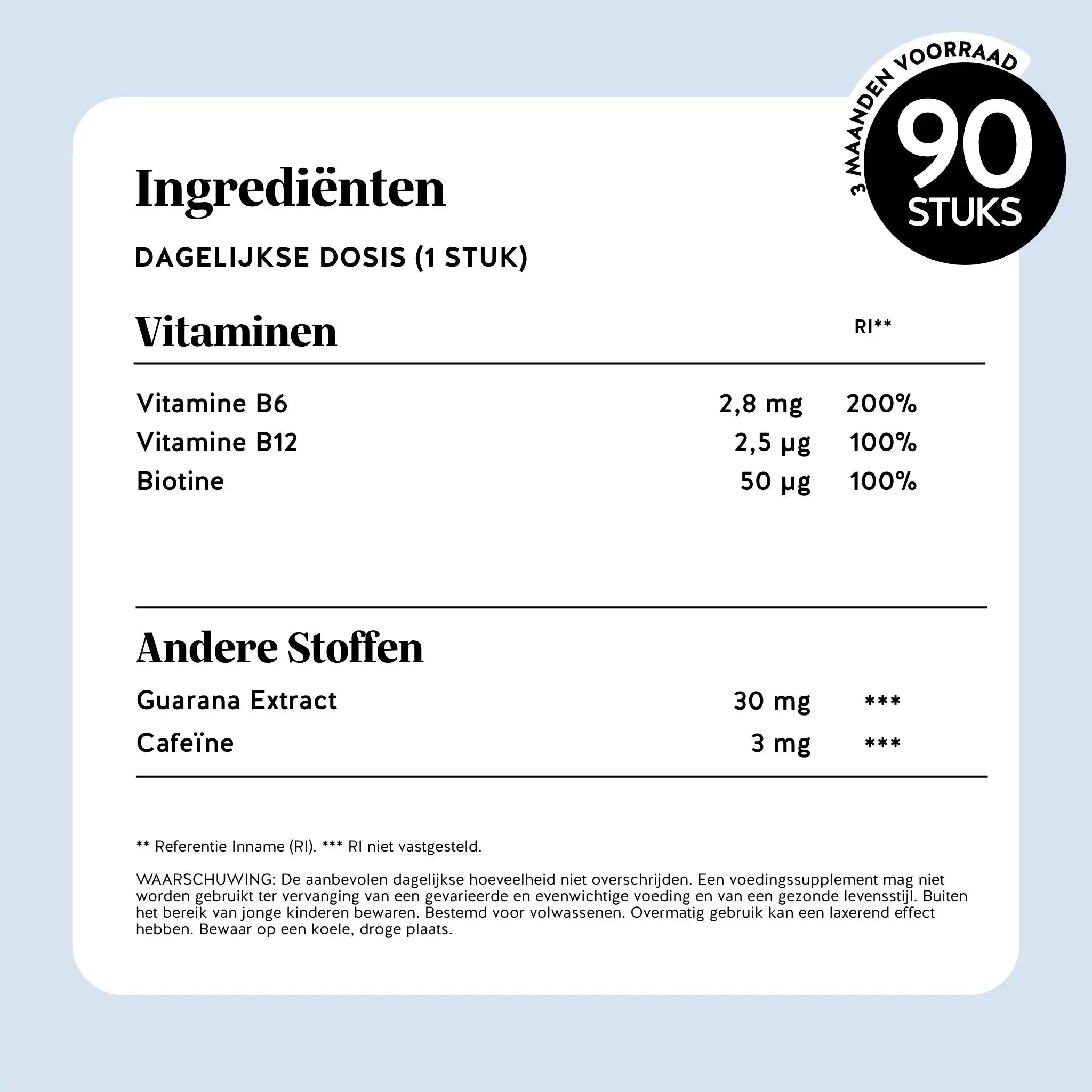 Wake-Up Call Energy Vitamin