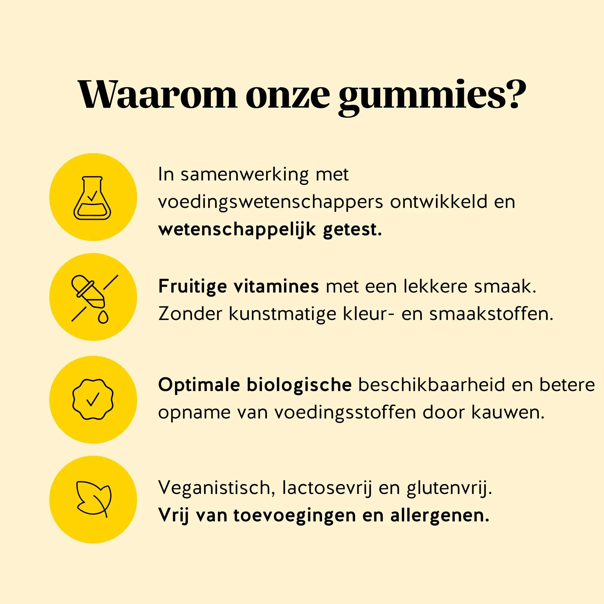 Afbeelding voordelen Happy Belly Debloat Vitamin met appelciderazijn – fruitige smaak, wetenschappelijk getest, optimale biologische beschikbaarheid, veganistisch en vrij van allergenen | Bears with Benefits