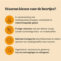 Bears with Benefits Queen of Iron Power Complex – vegan gummies met ijzer en vitamine B12, ontwikkeld met voedingswetenschappers, wetenschappelijk getest, fruitige vitamines met lekkere smaak, zonder kunstmatige kleur- en smaakstoffen, lactosevrij, glutenvrij en vrij van toevoegingen en allergenen
