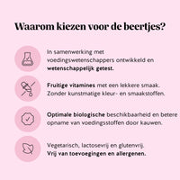 Bears with Benefits You Nailed It Nail & Hair Vitamin Keratine – fruitige vegetarische gummies voor haar en nagels, met keratine en heermoesextract, ontwikkeld met voedingswetenschappers, wetenschappelijk getest, zonder kunstmatige kleur- en smaakstoffen, lactosevrij, glutenvrij en vrij van toevoegingen en allergenen