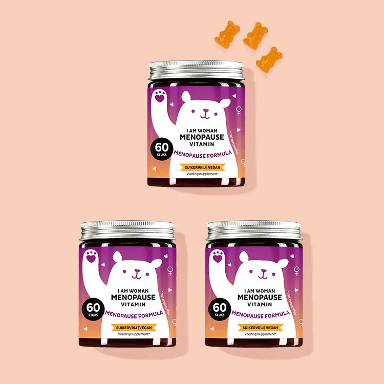 1,5 maand kuur I am Woman Menopause Vitamins van Bears with Benefits.