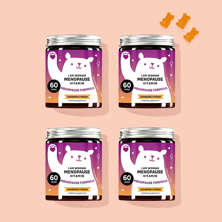 2 maand kuur I am Woman Menopause Vitamins van Bears with Benefits.